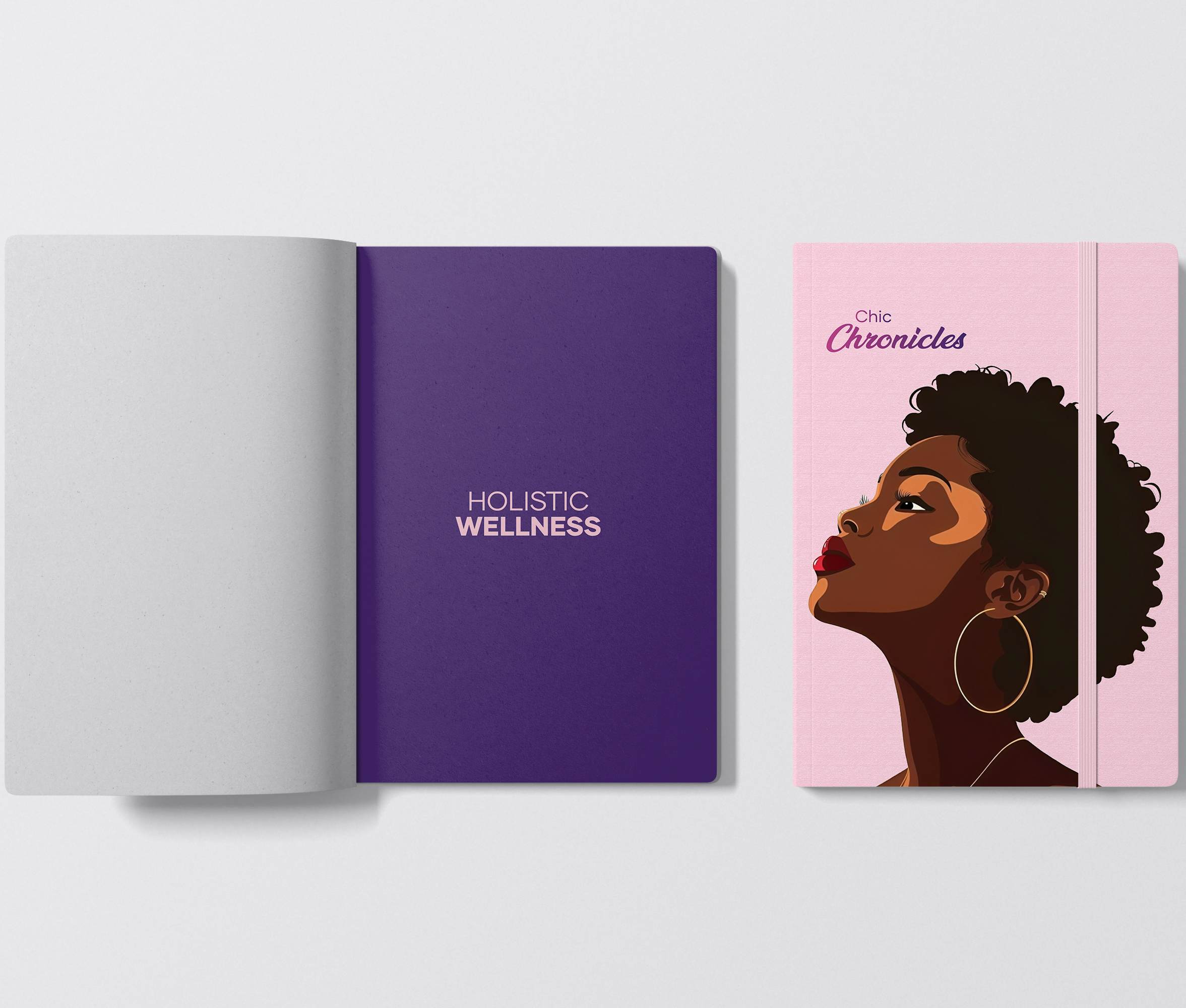 A5 Paper Notebook Mockup